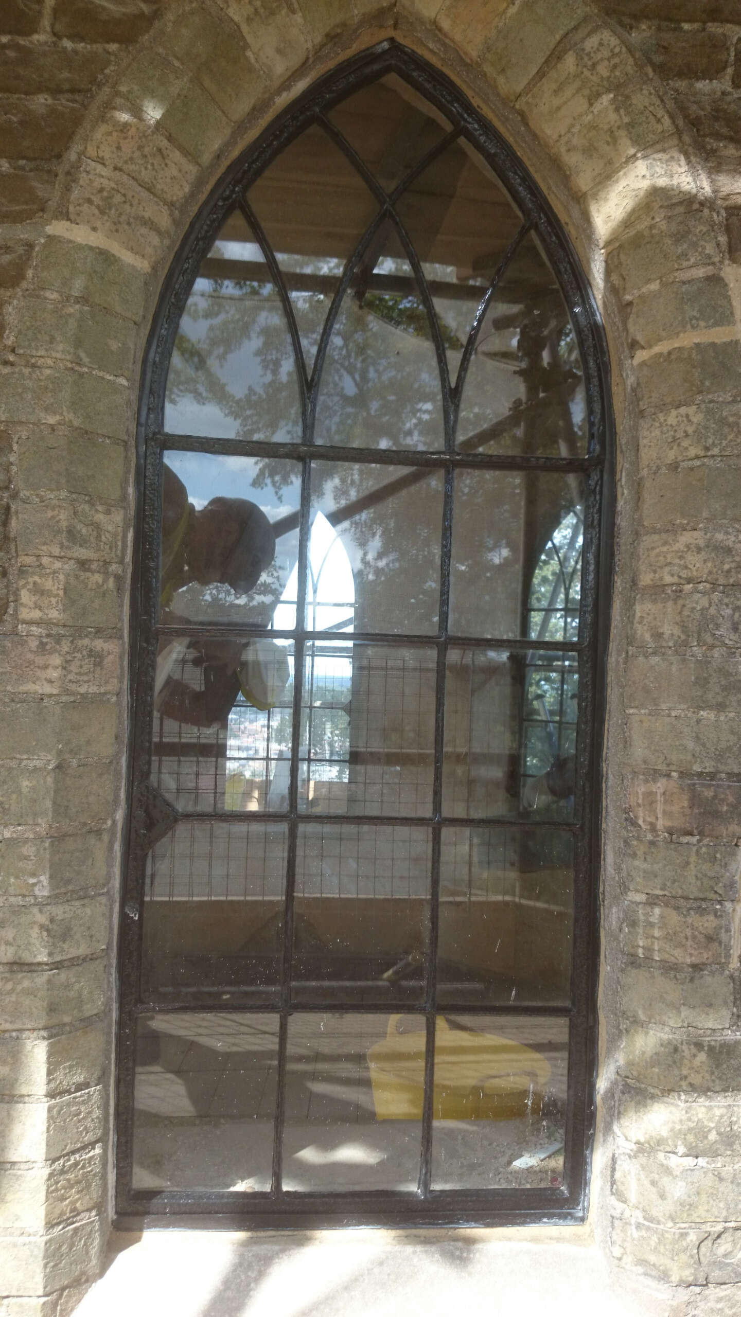 Booker's Tower Ark Stained Glass